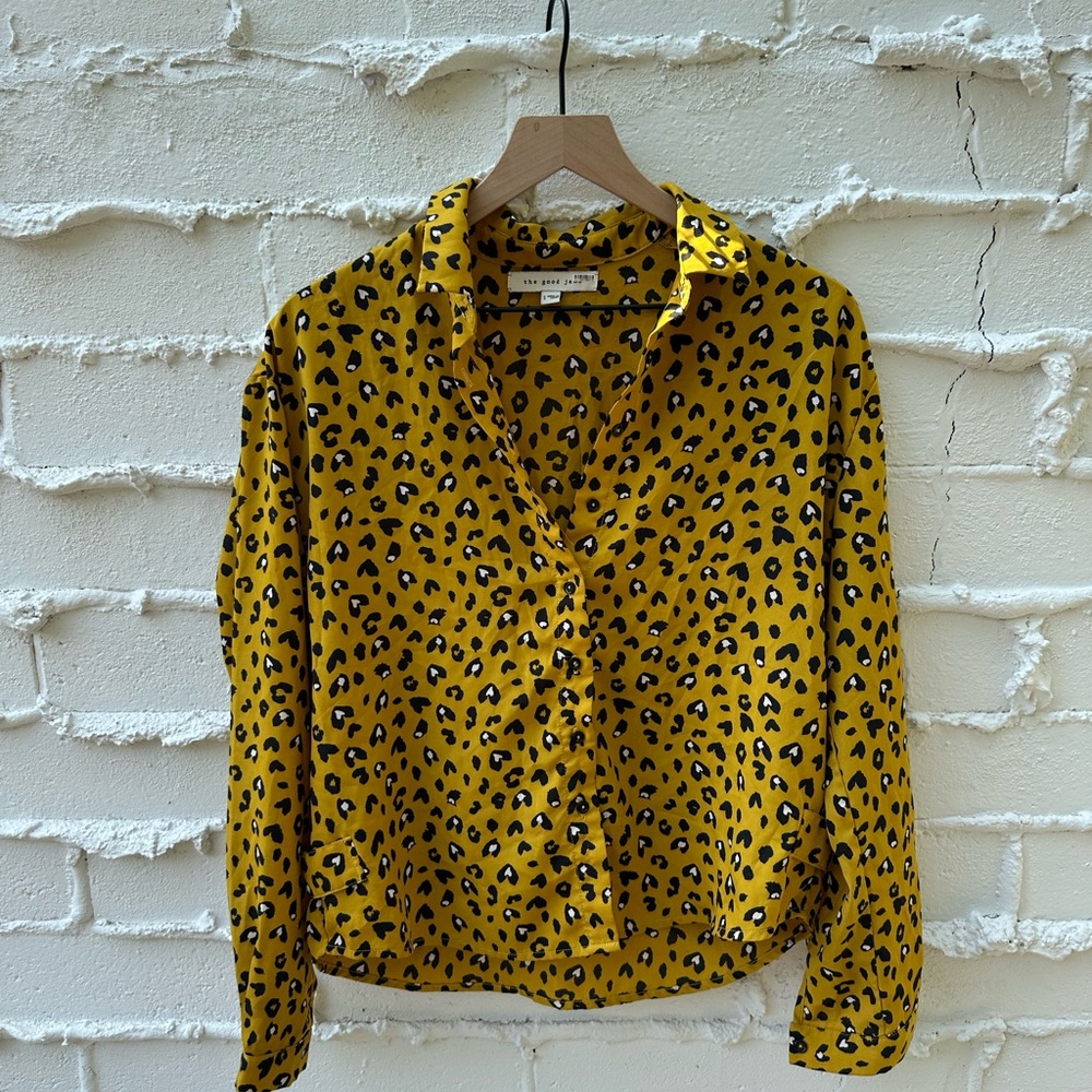 The Good Jane Leopard button down